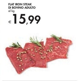 Bennet Flat iron steak di bovino adulto offerta
