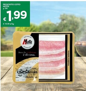 Bennet Motta prosciutto cotto offerta