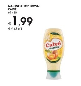Bennet Calvè maionese top down offerta
