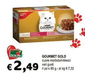 Crai Gourmet Gold cuore morbido/intrecci vari gusti 4 pz x 85 g offerta