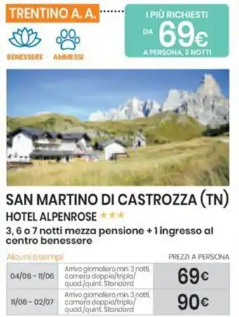 Eurospin Hotel Alpenrose offerta