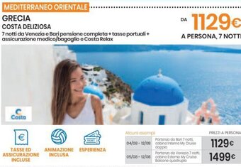 Eurospin Grecia Costa Deliziosa offerta