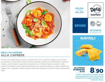 Deco Supermercati Ravioli Alla Polpa di Granchio offerta