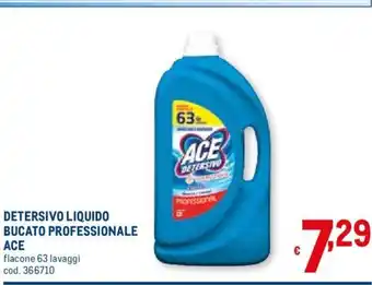 Metro ACE Detersivo LIquido Bucato Professionale 63 lavaggi offerta