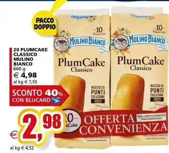 Il Gigante Barilla 20 plumcake classico offerta