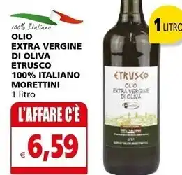 Il Gigante Morettini olio extra vergine di oliva etrusco 100% italiano offerta