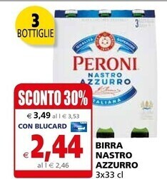 Il Gigante Peroni birra offerta