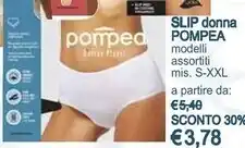 Pompea slip donna