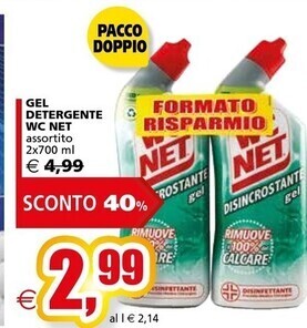 Il Gigante Wc net gel detergente offerta