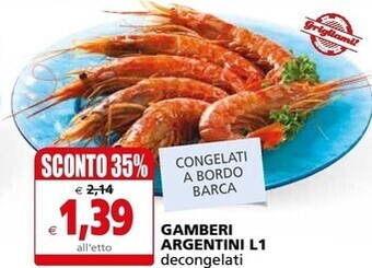 Il Gigante Gamberi argentini l1 offerta
