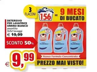 Il Gigante Omino bianco detersivo per lavatrice offerta