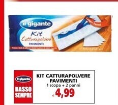 Il Gigante Il gigante kit catturapolvere pavimenti offerta