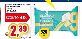 Il Gigante Granarolo stracchino alta qualità offerta