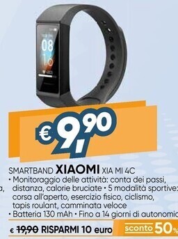 Il Gigante Xiaomi smartband xia mi 4c offerta