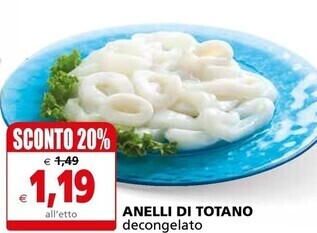 Il Gigante Anelli di totano offerta