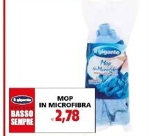Il Gigante Il gigante mop in microfibra offerta