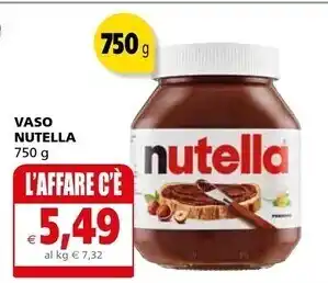 Il Gigante Ferrero vaso nutella offerta