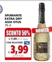 Il Gigante Asiotus spumante extra dry offerta