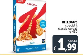 Gourmet Déco Kelloggs special k classic cereali offerta