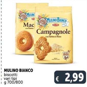 Gourmet Déco Mulino bianco biscotti vari tipi offerta