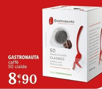 Gourmet Déco Gastronauta caffè 50 cialde offerta