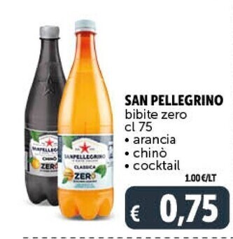 San pellegrino bibite zero