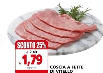 Il Gigante Coscia a fette di vitello offerta