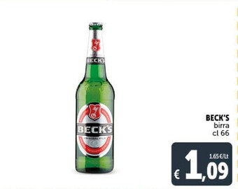 Gourmet Déco Becks birra offerta