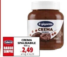 Il gigante - crema spalmabile