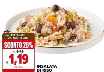 Il Gigante Insalata di riso offerta