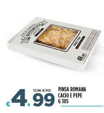 Pinsa Romana Cacio e Pepe g 385