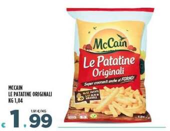 Deco Supermercati McCain Le Patatine Originali kg 1,04 offerta