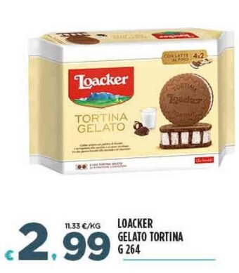 Deco Supermercati Loacker Gelato Tortina g 264 offerta