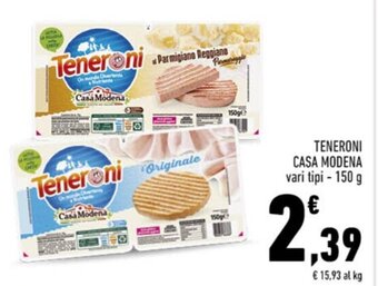 Conad Teneroni Casa Modena vari tipi-150 g offerta