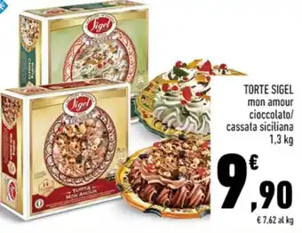 Torte Sigel mon amour cioccolato/ cassata siciliana 1,3 kg