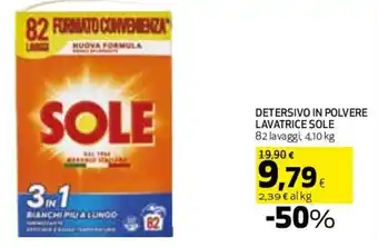 Coop Sole Detersivo in Polvere 4,10 kg offerta