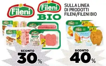 Coop Fileni//Fileni Bio Sulla Linea di Prodotti offerta