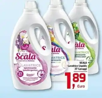 Scala lavatrice liquido