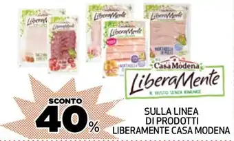 Coop Casa Modena Sulla Linea di Prodotti Liberamente offerta