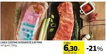 Coop Linea Costine Internerite Eat Pink 700 g offerta