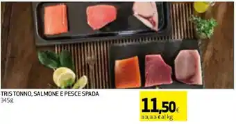 Coop Tris Tonno, Salmone E Pesce Spada 345 g offerta
