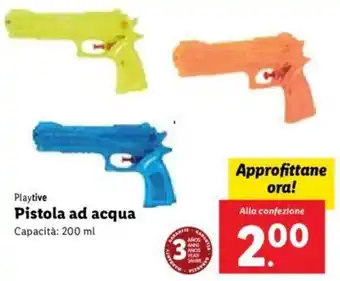 Lidl Playtive Pistola ad acqua offerta