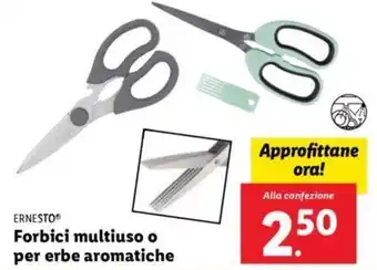 Lidl Erneto Forbici multiuso o per erbe aromatiche offerta