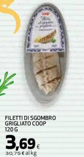 Coop Coop Filetti di Sgombro Grigliato 120 g offerta