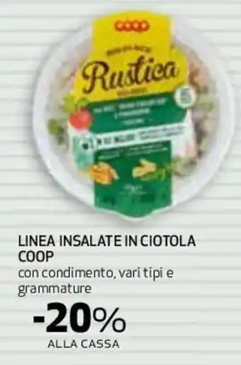 Coop Coop Linea Insalate In Ciotola offerta