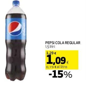 Coop Pepsi Cola Regular 1,5 Litri offerta