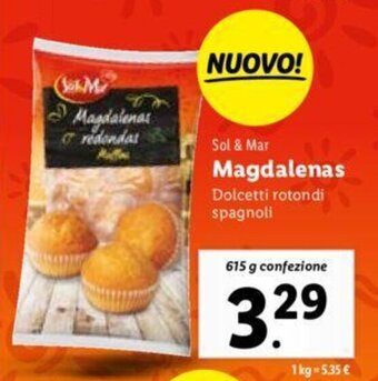 Sol & Mar Magdalenas 615 g confezione