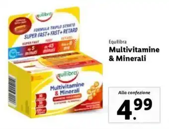 Lidl equilibra Multivitamine & Minerali offerta