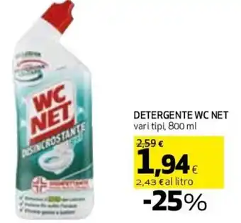Coop WC Net Detergente 800 ml offerta