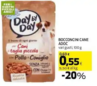 Coop Day by Day Adoc Bocconcini Cane 100 g offerta